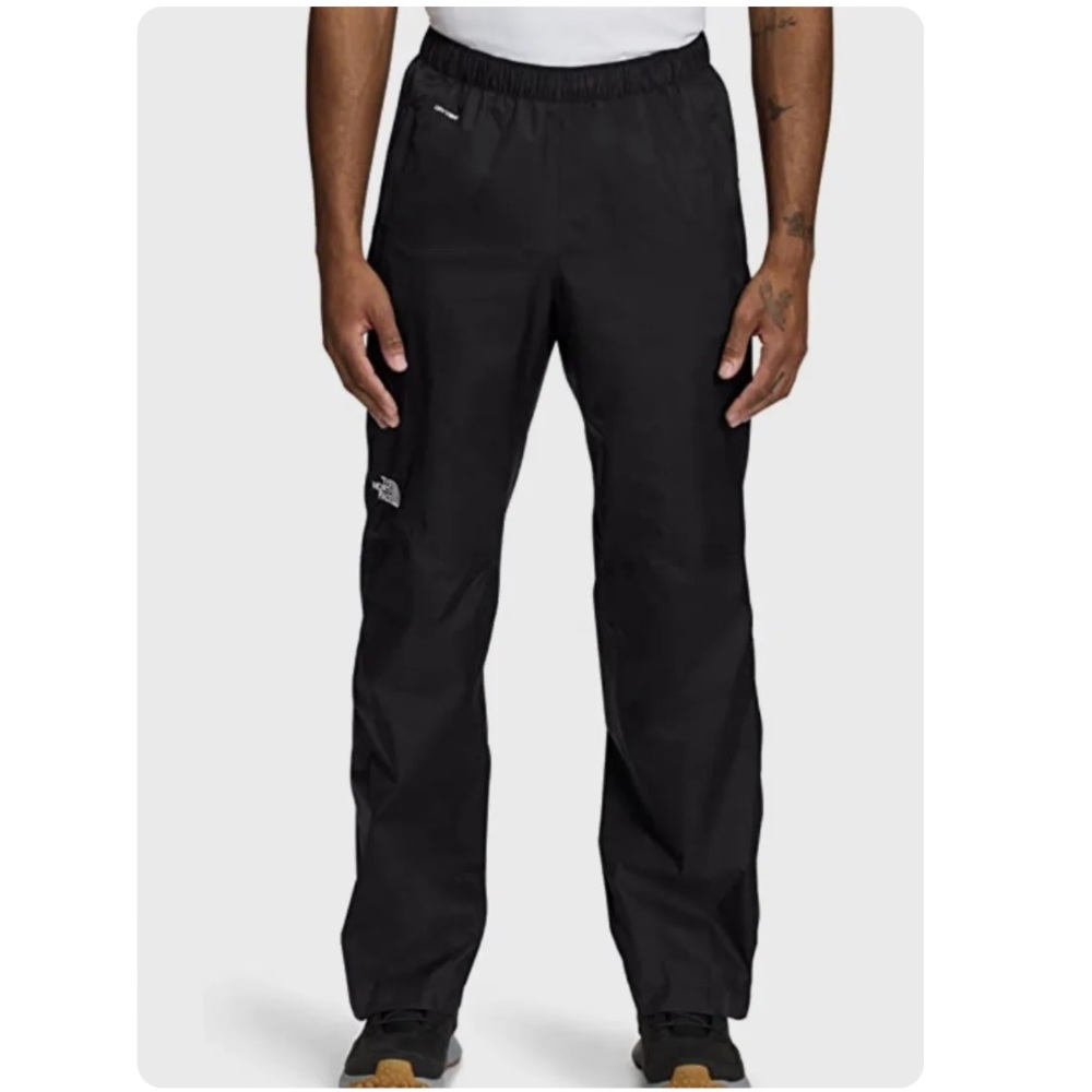 The North Face Venture 2 Half Zip Black Nylon Rain Pants, Men’s Size Small